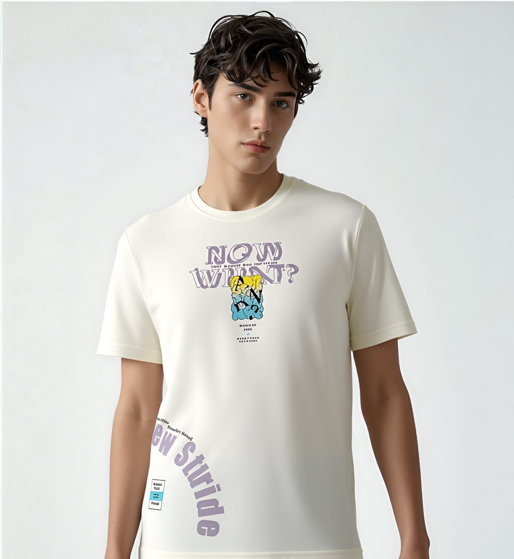 Men's Cotton Short Sleeves Casual Wear Regular Fit Printed T-Shirt