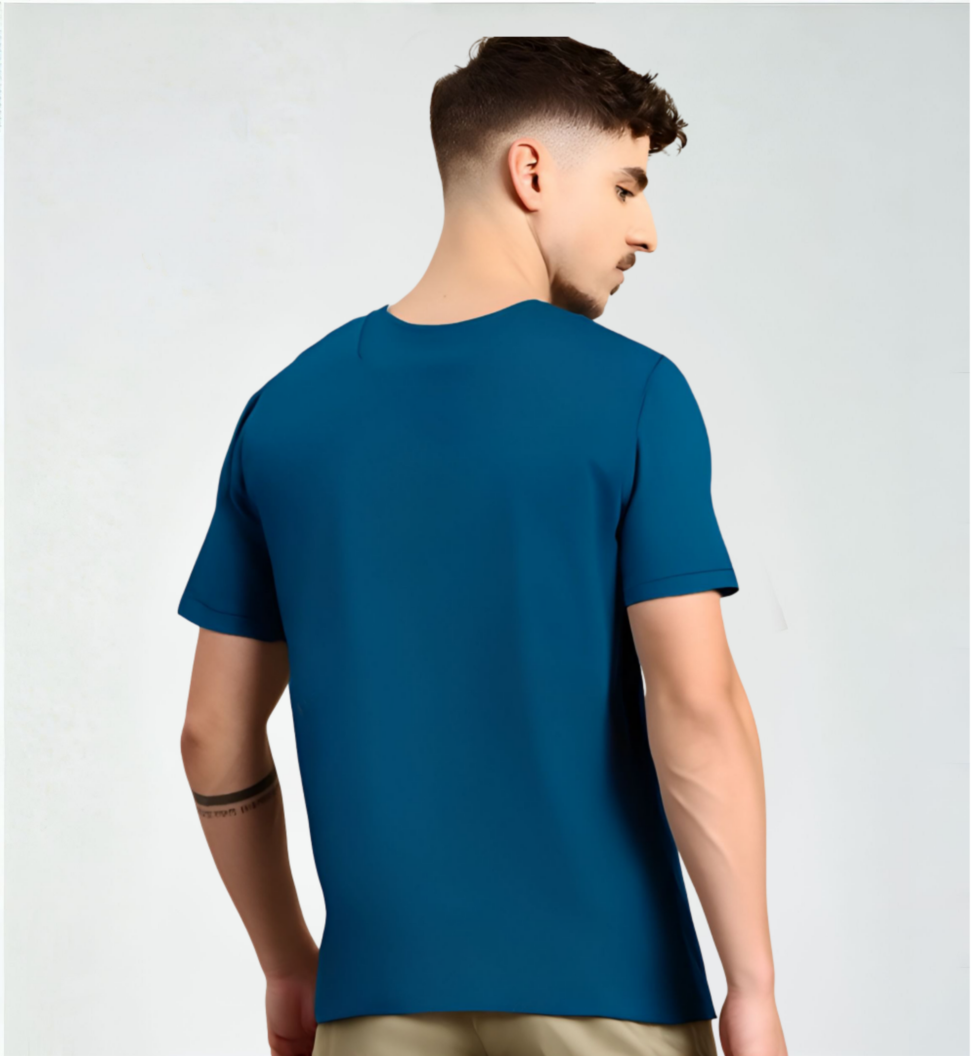 Men's Cotton Short Sleeves Casual Wear Regular Fit Printed T-Shirt