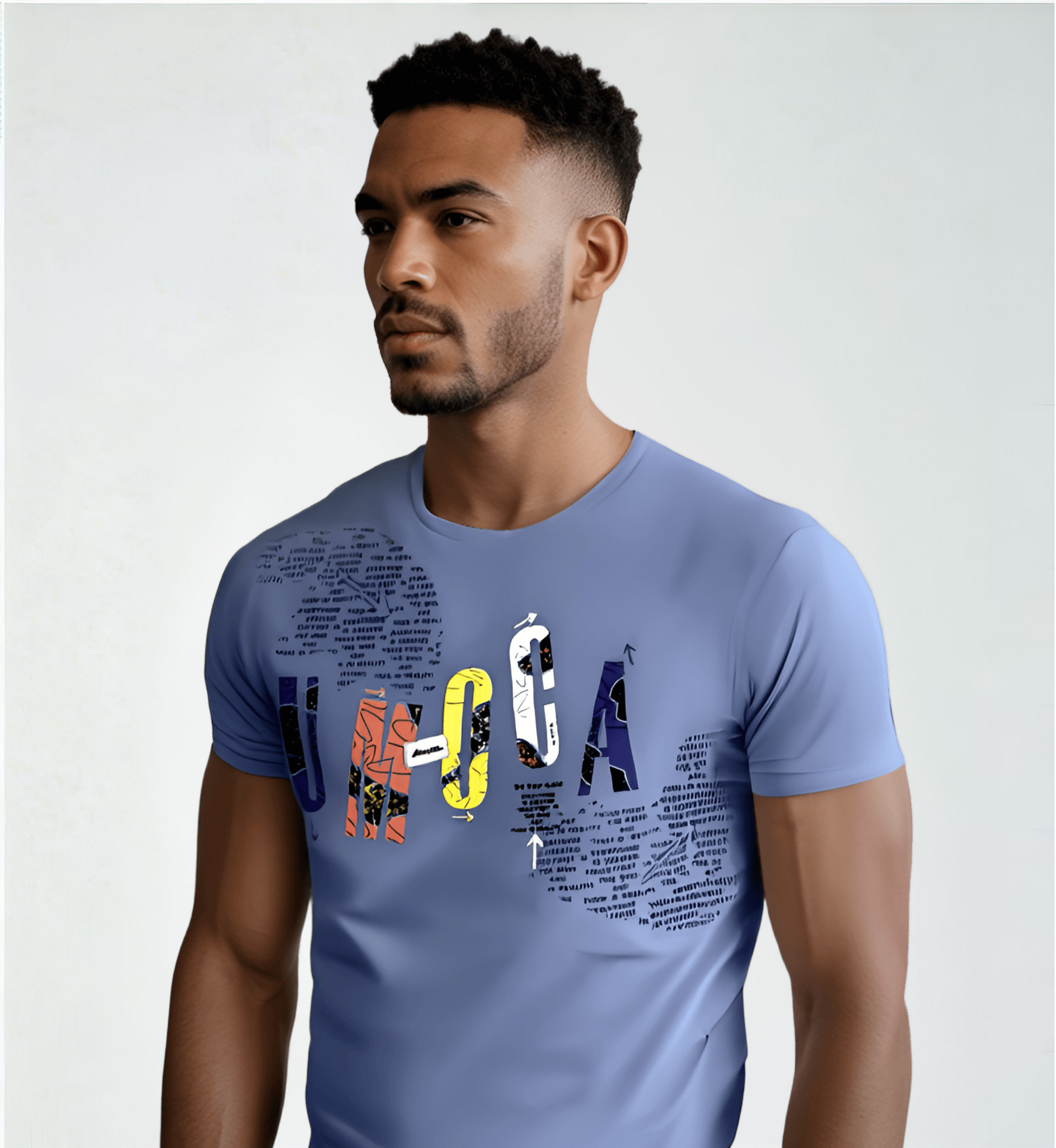 Men's Cotton Short Sleeves Casual Wear Regular Fit Printed T-Shirt