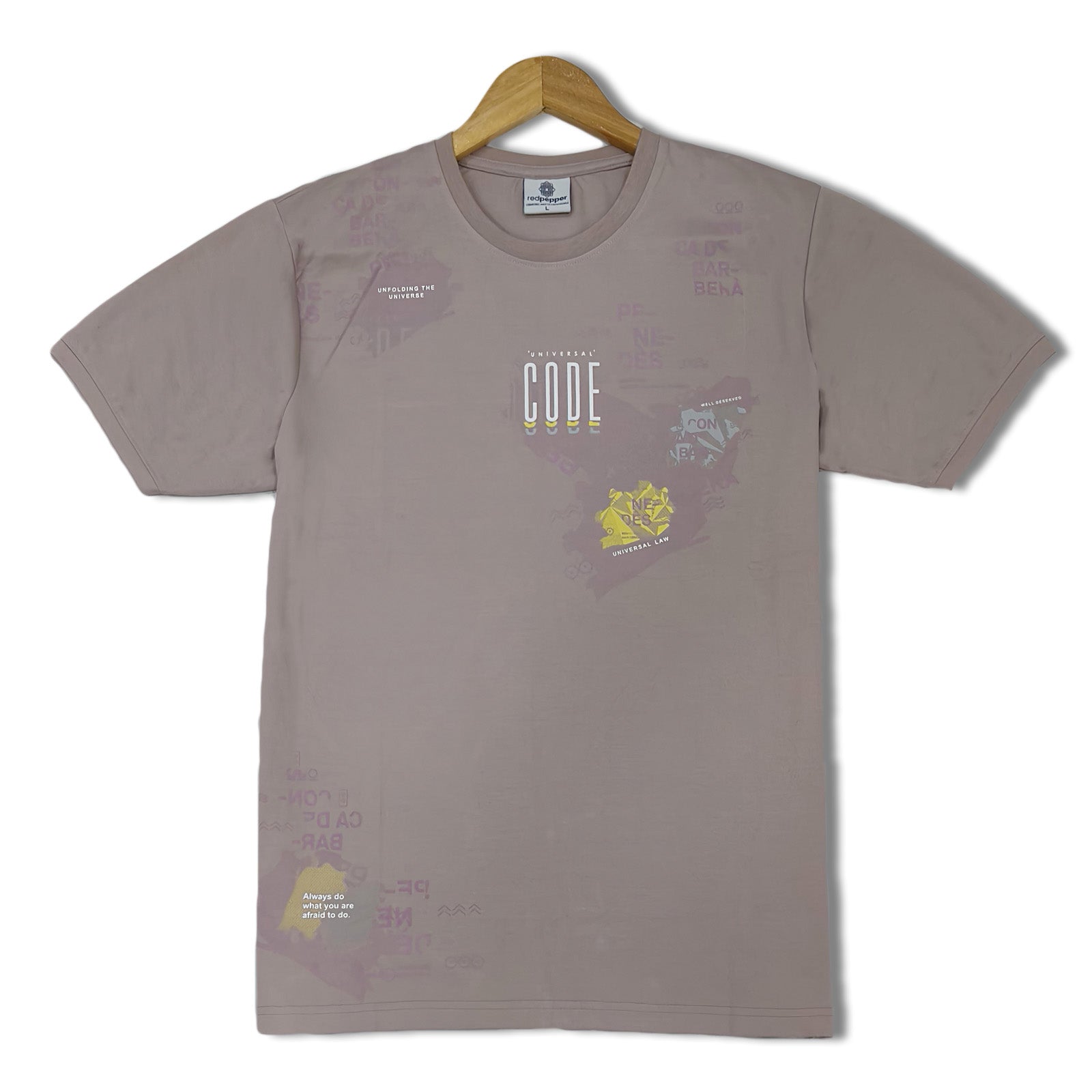 Men's Cotton Short Sleeves Casual Wear Regular Fit Printed T-Shirt