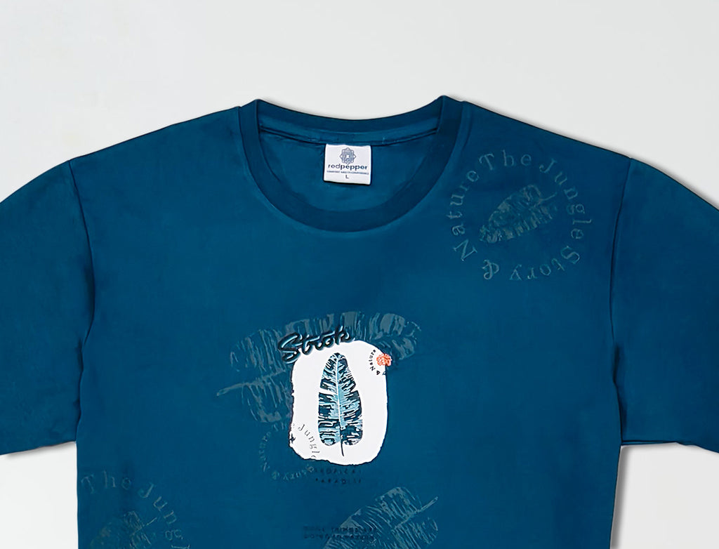 Men's Cotton Short Sleeves Casual Wear Regular Fit Printed T-Shirt