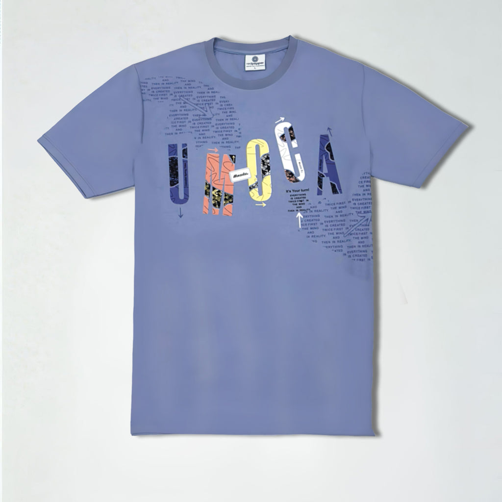 Men's Cotton Short Sleeves Casual Wear Regular Fit Printed T-Shirt