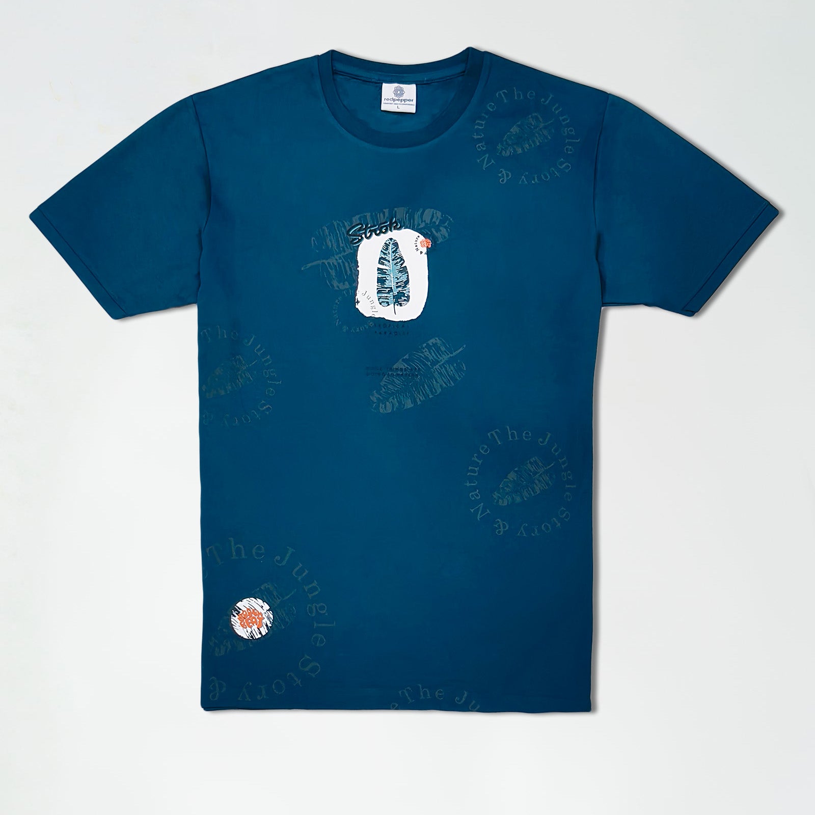 Men's Cotton Short Sleeves Casual Wear Regular Fit Printed T-Shirt